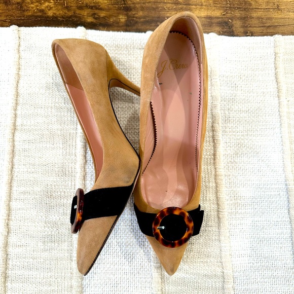 Beige J Crew Heels - Size 8 1/2 - Picture 4 of 10